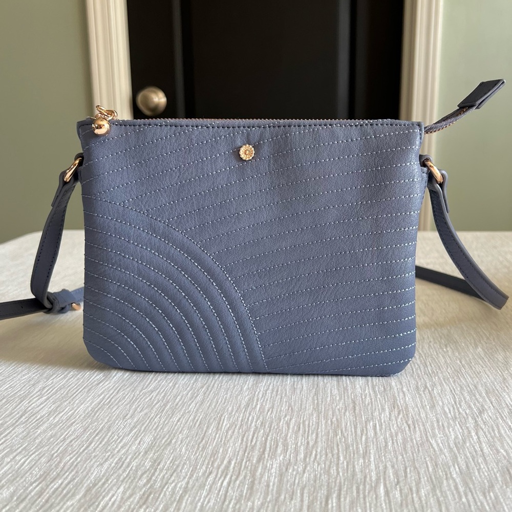 LC Lauren Conrad CANDIDE Crossbody Bag -Slate